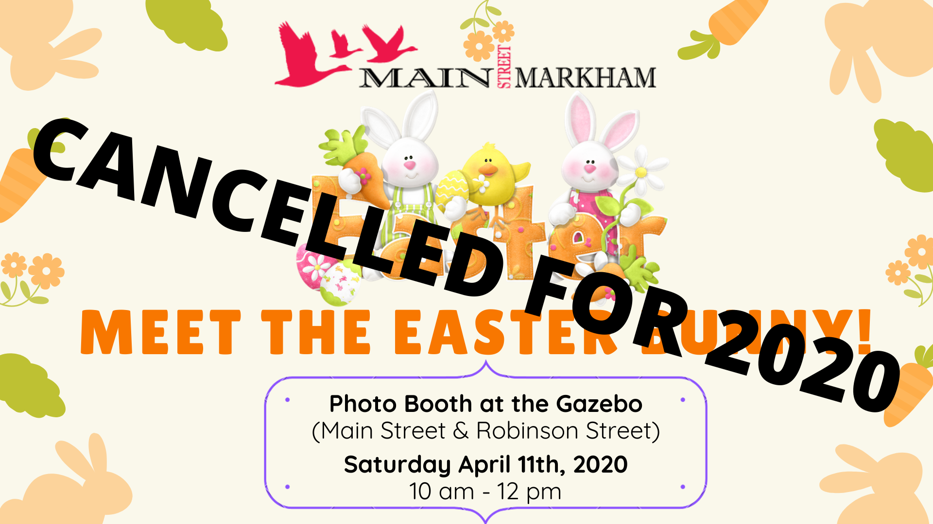 Meet The Easter Bunny Main Street Markham